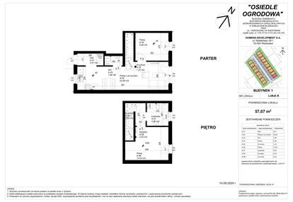 Mieszkanie w inwestycji: Osiedle Ogrodowa