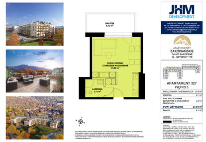 Mieszkanie w inwestycji: Apartamenty Zakopiańskie