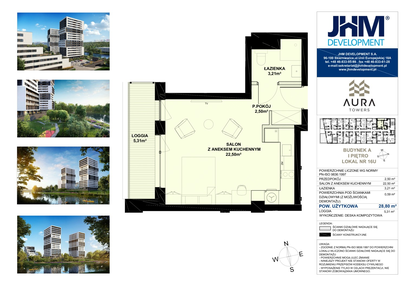 Mieszkanie w inwestycji: Aura Towers