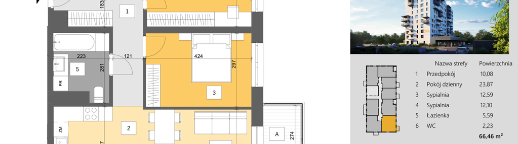 Mieszkanie w inwestycji: Dworzysko Park - Etap III