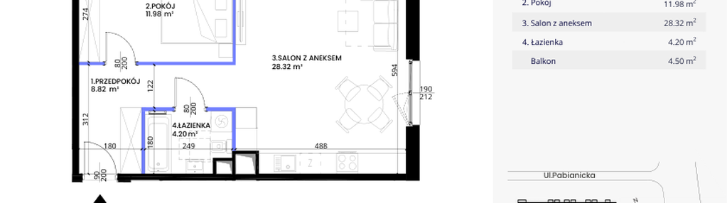 Mieszkanie w inwestycji: Nowa Pabianicka