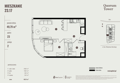 Mieszkanie w inwestycji: Quorum Tower
