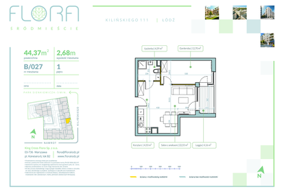 Mieszkanie w inwestycji: Flora Śródmieście