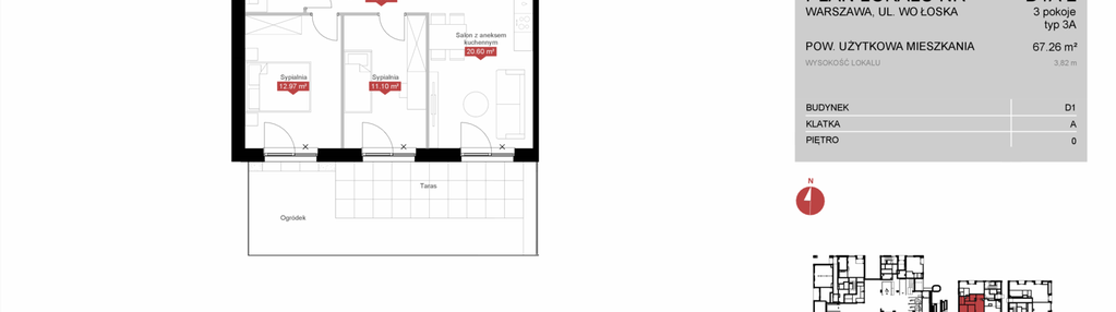Mieszkanie w inwestycji: Modern Mokotów etap 4, budynek D1 i D2