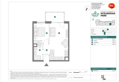 Mieszkanie w inwestycji: Apartamenty Myśliborska Park