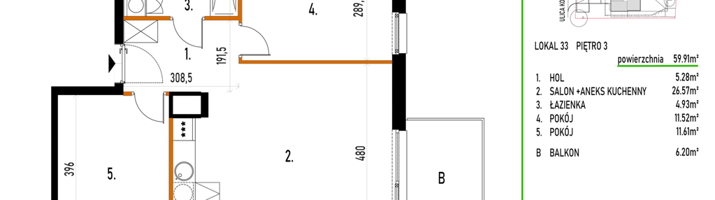 Mieszkanie w inwestycji: Kowalskiego 37