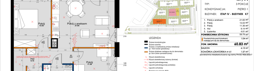 Mieszkanie w inwestycji: Kleszczewo Park - etap IV