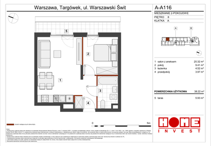 Mieszkanie w inwestycji: Warszawski Świt etap VII