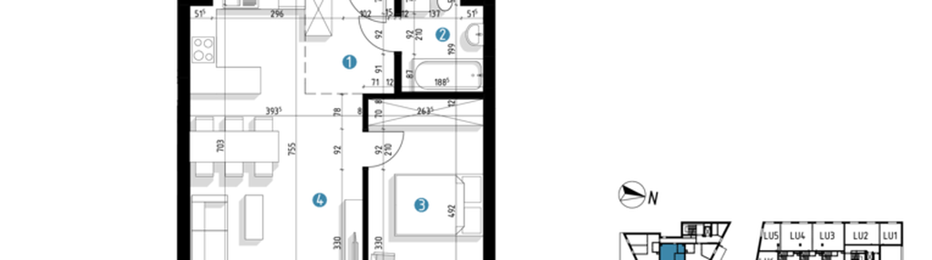 Mieszkanie w inwestycji: Parkowa 6AC - ETAP III
