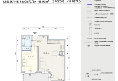 Mieszkanie w inwestycji: Modern Mokotów bud. F1 i F2