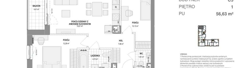 Mieszkanie w inwestycji: Konstelacja etap III