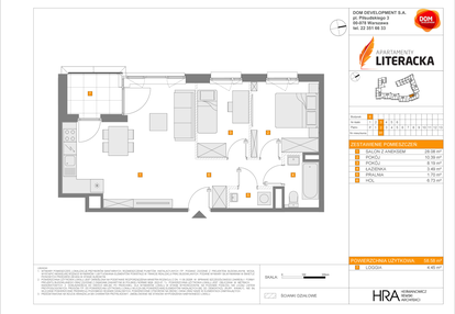 Mieszkanie w inwestycji: Apartamenty Literacka etap 2.2