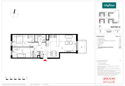 Mieszkanie w inwestycji: CityFlow etap II