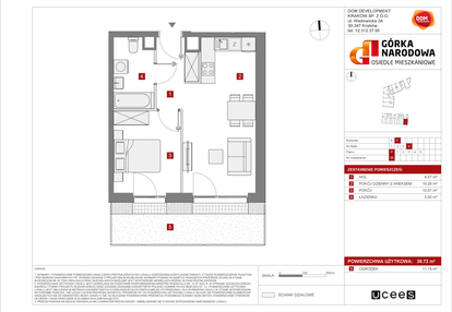 Mieszkanie w inwestycji: Osiedle Górka Narodowa etap 5