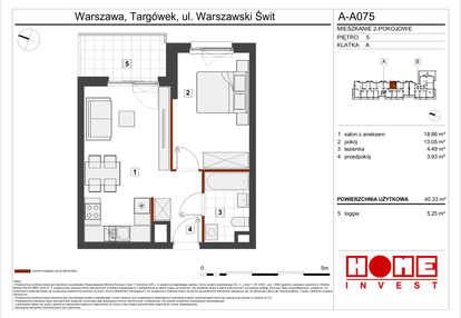 Mieszkanie w inwestycji: Warszawski Świt etap VII