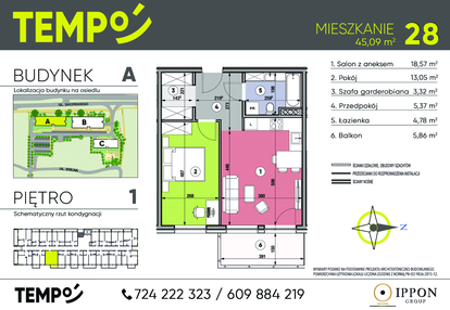 Mieszkanie w inwestycji: Osiedle TEMPO