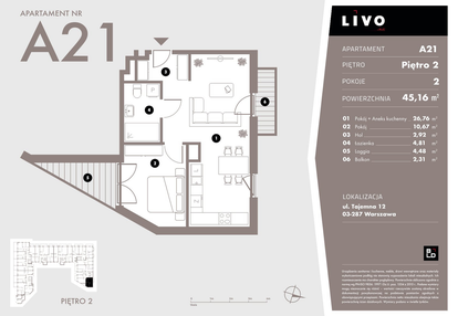 Mieszkanie w inwestycji: Livo