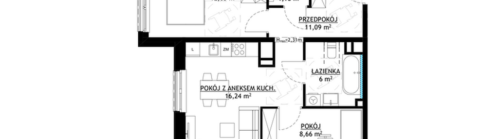 Mieszkanie w inwestycji: FUTURO