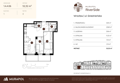 Mieszkanie w inwestycji: Murapol RiverSide