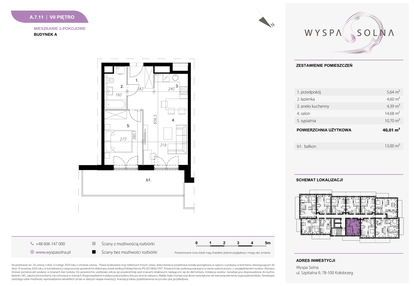 Mieszkanie w inwestycji: Wyspa Solna Etap III, budynek A