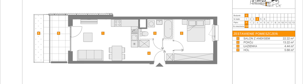 Mieszkanie w inwestycji: Apartamenty Literacka etap 2.2