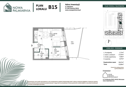 Mieszkanie w inwestycji: Nowa Palmiarnia