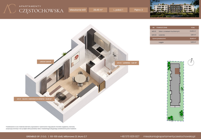 Mieszkanie w inwestycji: Apartamenty Częstochowska