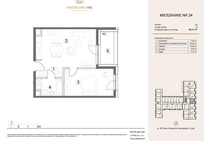 Mieszkanie w inwestycji: Waterlane Vibe