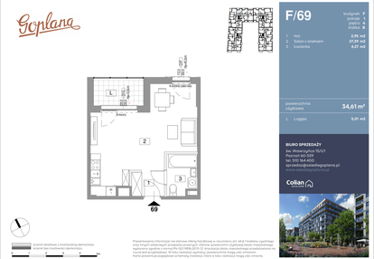 Mieszkanie w inwestycji: Goplana budynek F