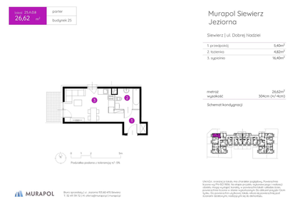 Mieszkanie w inwestycji: Murapol Siewierz Jeziorna bud. 25 i 26