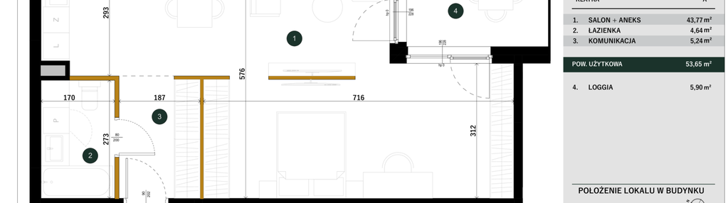 Mieszkanie w inwestycji: Ogrody Staszica