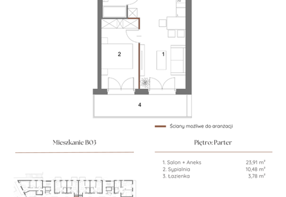 Mieszkanie w inwestycji: Dąbrowskiego 9