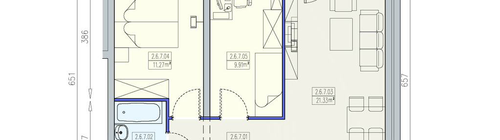 Mieszkanie w inwestycji: Południk 17 - budynek K1