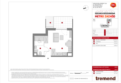 Mieszkanie w inwestycji: Dzielnica Mieszkaniowa Metro Zachód - etap 8.2