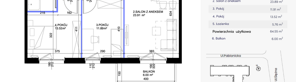 Mieszkanie w inwestycji: Nowa Pabianicka