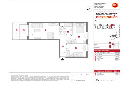 Mieszkanie w inwestycji: Dzielnica Mieszkaniowa Metro Zachód - etap 13