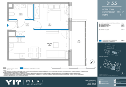 Mieszkanie w inwestycji: Meri Apartamenty