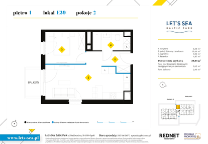 Mieszkanie w inwestycji: Let's Sea Baltic Park II