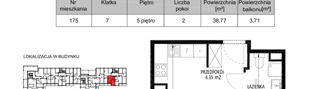 Mieszkanie w inwestycji: Krakowskie Tarasy etap V