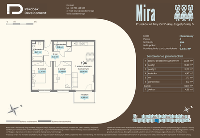 Mieszkanie w inwestycji: Mira