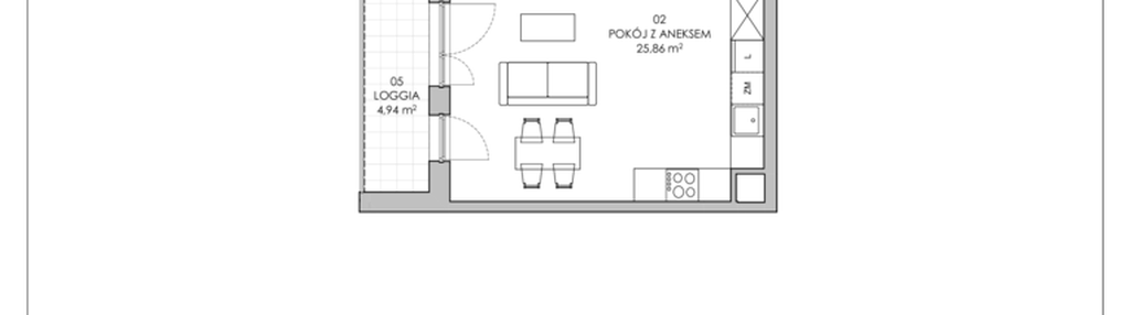 Mieszkanie w inwestycji: Skwer Harmonia II