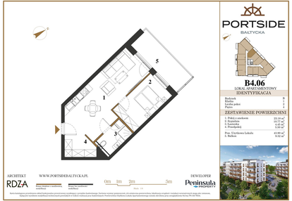 Mieszkanie w inwestycji: Portside Bałtycka
