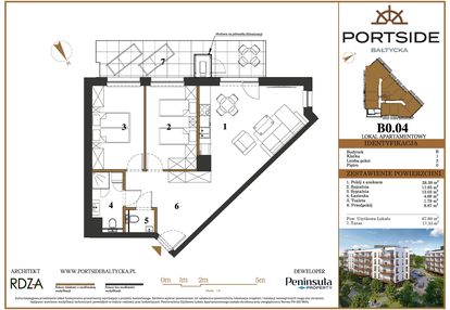 Mieszkanie w inwestycji: Portside Bałtycka