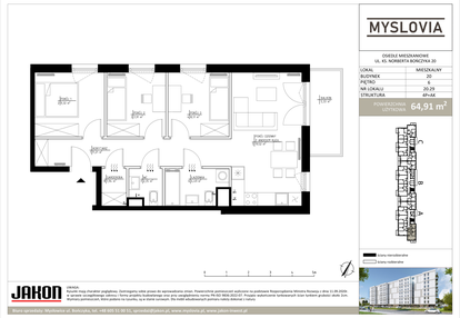 Mieszkanie w inwestycji: Myslovia