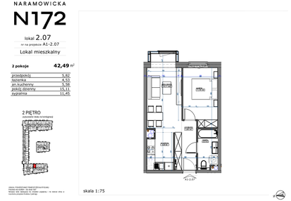 Mieszkanie w inwestycji: Naramowicka 172
