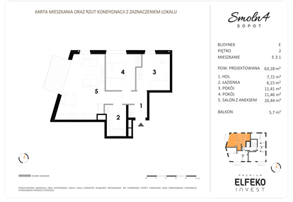 Mieszkanie w inwestycji: Smolna 4