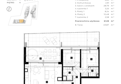 Mieszkanie w inwestycji: Cisha Apartamenty Dziwnów