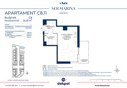 Mieszkanie w inwestycji: Sol Marina etap III