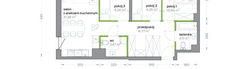 Mieszkanie w inwestycji: Podhalańska Vita