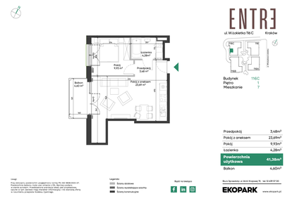 Mieszkanie w inwestycji: Entre